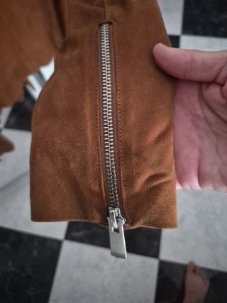 Chaqueta Mango Ante Flecos Talla M