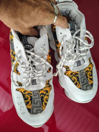 Scarpe da tennis chain reaction by Versace
