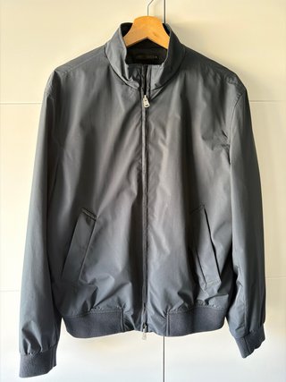 Chaqueta Zara Hombre Waterrepellent Negra