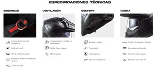 LS2 MX701 EXPLORER PLUS CARBON FRONTIER II  - L