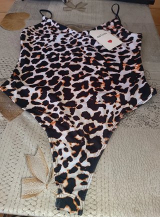 Bodi Tanga Estampado Animal Print