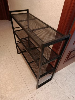 Estantería Metálica Marrón para mascotas