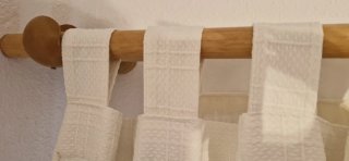 Conjunto de cortinas +visillos+abrazaderas+ganchos