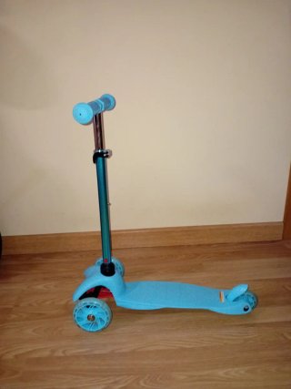 Patinete infantil 3 ruedas azul