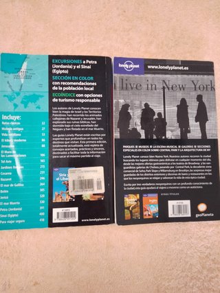 LOTE 2 GUIAS DE VIAJE: NUEVA YORK/ISRAEL-PALESTINA