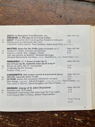 CD Harmonia Mundi USA - New Release Sampler