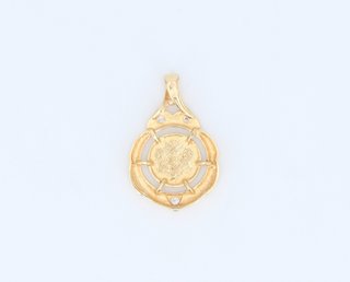 Colante Pareja de Oro 18k, 1,80gr. Ref. G-345.