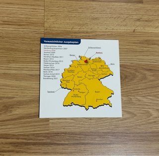 Alemania Set 5 monedas 2€ Conmemorativas 2008.
