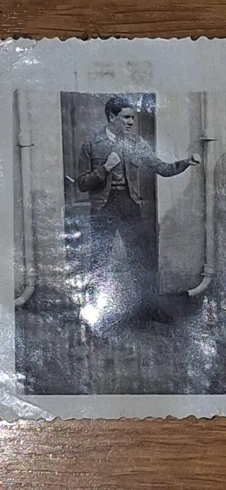 Foto antigua  Boxeador Alicante Busot