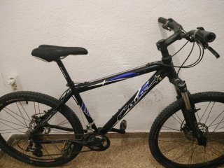Bicicleta Montaña Negra Disco 26