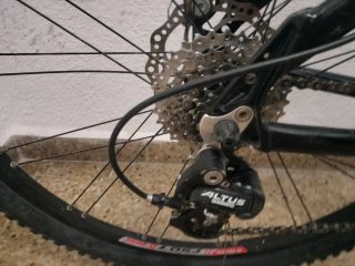 Bicicleta Montaña Negra Disco 26