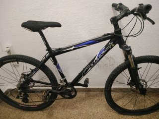 Bicicleta Montaña Negra Disco 26