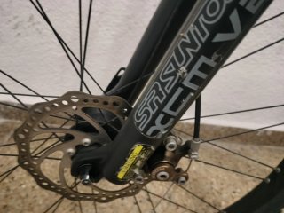 Bicicleta Montaña Negra Disco 26