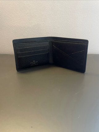 Portafoglio LV nero monogram