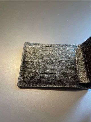 Portafoglio LV nero monogram