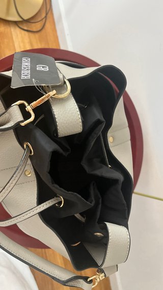 Bolso de hombro saco gris Rech