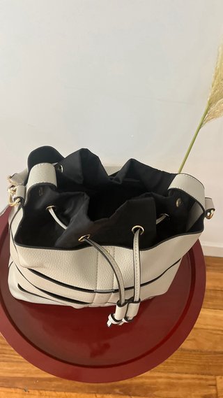 Bolso de hombro saco gris Rech