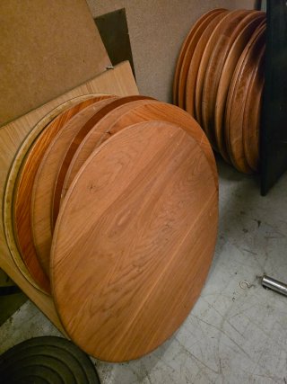 Tabletos Mesa redonda de madera