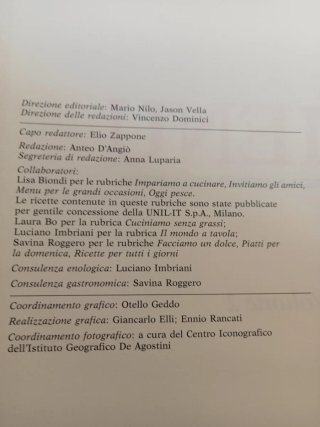 Enciclopedia 14 volumi 'i tuoi menù 'de agostini