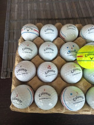 25 Pelotas de Golf Callaway Chrome Soft