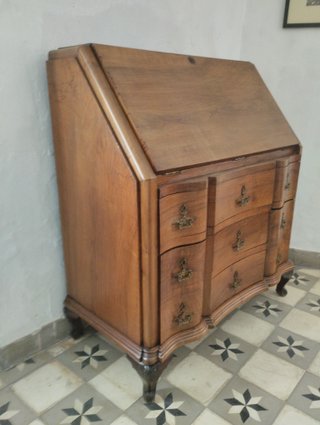 Escritorio antiguo bureau secreter madera