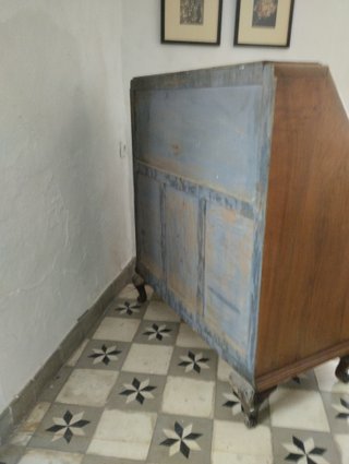 Escritorio antiguo bureau secreter madera