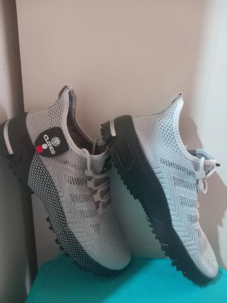 Zapatillas Deportivas CLOHCO Talla 44 Gris/Blanco