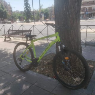 Bicicleta Rockrider color verde lima