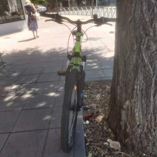 Bicicleta Rockrider color verde lima