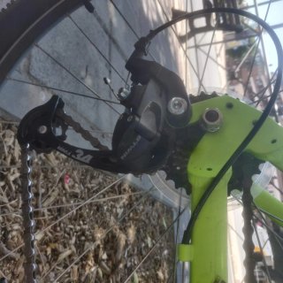 Bicicleta Rockrider color verde lima
