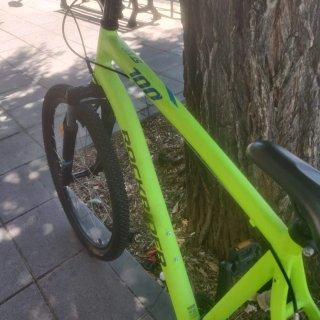 Bicicleta Rockrider color verde lima
