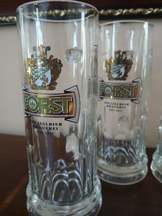 Set 4 Boccale Birra Forst Vetro