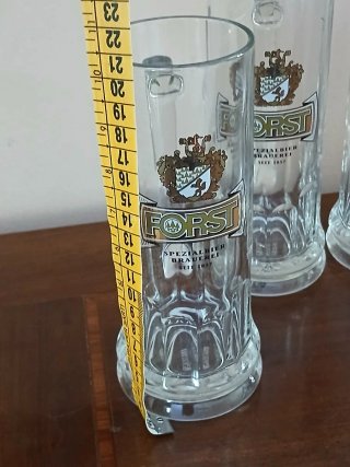 Set 4 Boccale Birra Forst Vetro