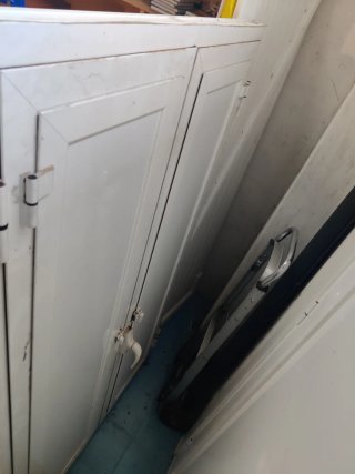 Ventana aluminio blanca 2 hojas con contra