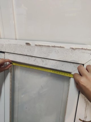 Ventana aluminio blanca 2 hojas con contra