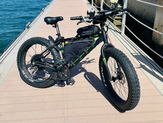 Bicicleta Fat Bike Eléctrica Negra