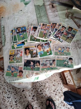 Cromos antiguos fútbol coleccionables