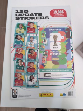 Pack Cromos Actualización Mundial 2026 Panini