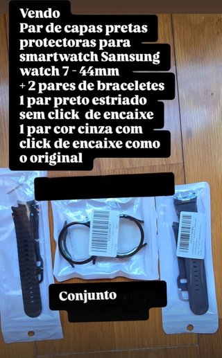 Capas e braceletes p/ Samsung Watch 7 44mm