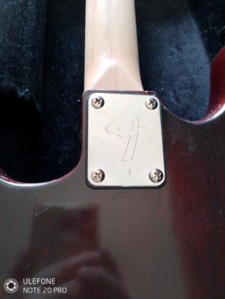Cuerpo y mástil de guitarra eléctrica