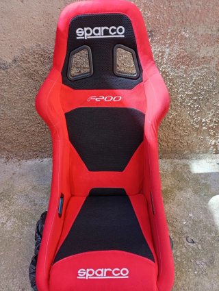 Baquet Sparco F200 Rojo