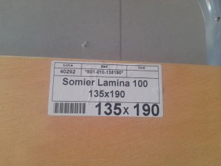Cama 190x135 con colchón