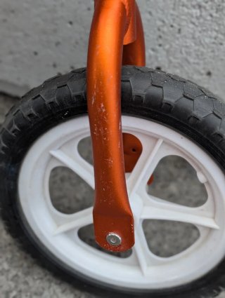 Bici sin pedales / Prebici naranja