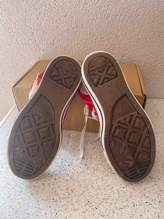 Botines Converse Talla 37.5 Rojos