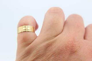 Anillo Niño Laminado Oro 18k, 1,58gr. Ref. G-344.