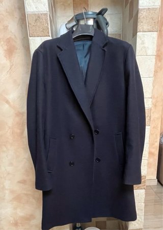 Cappotto uomo blu
