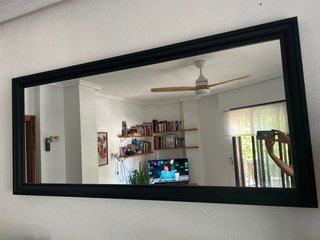 Espejo Ikea TOFTBYN Negro