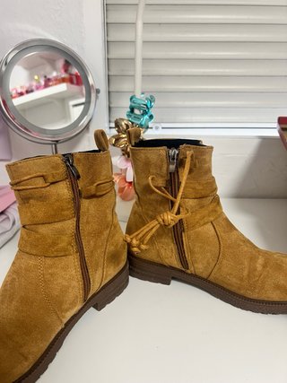 Botas de invierno para mujer color beige/marrón