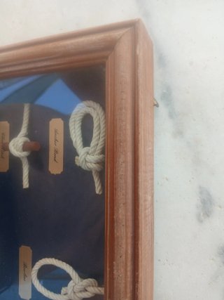 Quadro Vitrine Nós de Marinheiro