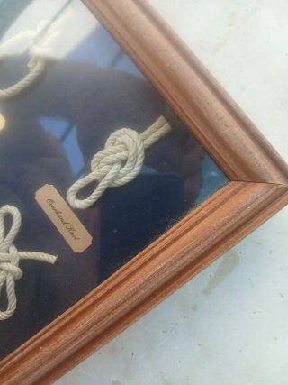 Quadro Vitrine Nós de Marinheiro